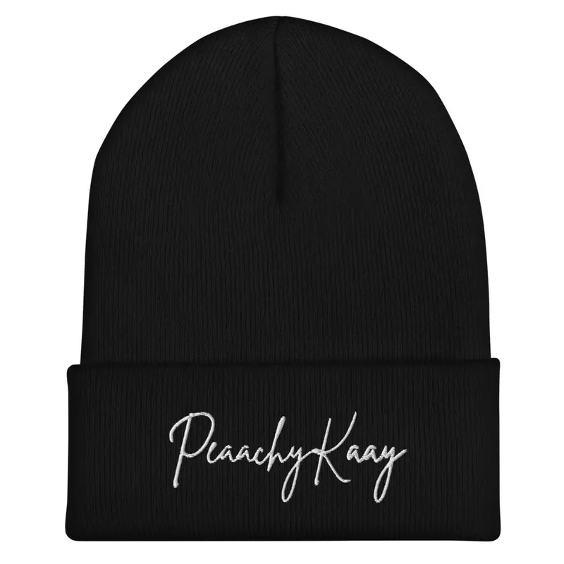 PEAACHYKAAY SIG. EMBROIDERED BEANIE